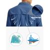 imageTACVASEN Fishing Shirt for Men Long Sleeve Shirt Quick Dry Fit Tactical Shirt Button Up Work Shirt Lightweight SafariRoyal Blue
