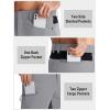 imageTACVASEN Mens Hiking Cargo Shorts 10quot with Zipper Pockets Quick Dry Casual Stretch Golf Work Short Outdoor SummerLight Grey