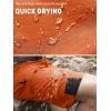 imageTACVASEN Mens Hiking Cargo Shorts 10quot with Zipper Pockets Quick Dry Casual Stretch Golf Work Short Outdoor SummerOrange