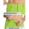 imageTACVASEN Mens Hiking Cargo Shorts 10quot with Zipper Pockets Quick Dry Casual Stretch Golf Work Short Outdoor SummerYellow Green