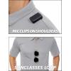 imageTACVASEN Mens Polo Shirts Dry Fit Tactical Golf Polos Short Sleeve Shirt UPF 50 Performance Collared Work AthleticLightgray