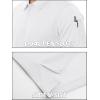 imageTACVASEN Mens Polo Shirts Dry Fit Tactical Golf Polos Short Sleeve Shirt UPF 50 Performance Collared Work AthleticWhite
