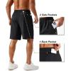 imageTACVASEN Mens Running Athletic Shorts 9quot Quick Dry Workout Gym Shorts Lightweight Summer Shorts 3 Zipper Pockets01black