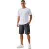 imageTACVASEN Mens Running Athletic Shorts 9quot Quick Dry Workout Gym Shorts Lightweight Summer Shorts 3 Zipper Pockets02grey