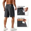 imageTACVASEN Mens Running Athletic Shorts 9quot Quick Dry Workout Gym Shorts Lightweight Summer Shorts 3 Zipper Pockets02grey
