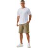imageTACVASEN Mens Running Athletic Shorts 9quot Quick Dry Workout Gym Shorts Lightweight Summer Shorts 3 Zipper Pockets03khaki