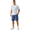 imageTACVASEN Mens Running Athletic Shorts 9quot Quick Dry Workout Gym Shorts Lightweight Summer Shorts 3 Zipper Pockets04blue Grey