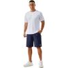imageTACVASEN Mens Running Athletic Shorts 9quot Quick Dry Workout Gym Shorts Lightweight Summer Shorts 3 Zipper Pockets06navy