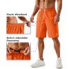 imageTACVASEN Mens Running Athletic Shorts 9quot Quick Dry Workout Gym Shorts Lightweight Summer Shorts 3 Zipper Pockets08orange