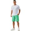 imageTACVASEN Mens Running Athletic Shorts 9quot Quick Dry Workout Gym Shorts Lightweight Summer Shorts 3 Zipper Pockets14mint Green