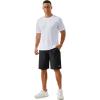 imageTACVASEN Mens Running Athletic Shorts 9quot Quick Dry Workout Gym Shorts Lightweight Summer Shorts 3 Zipper PocketsB Bk