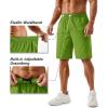 imageTACVASEN Mens Running Athletic Shorts 9quot Quick Dry Workout Gym Shorts Lightweight Summer Shorts 3 Zipper PocketsB Fruit Green