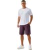 imageTACVASEN Mens Running Athletic Shorts 9quot Quick Dry Workout Gym Shorts Lightweight Summer Shorts 3 Zipper PocketsB Fuchsia