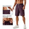 imageTACVASEN Mens Running Athletic Shorts 9quot Quick Dry Workout Gym Shorts Lightweight Summer Shorts 3 Zipper PocketsB Fuchsia