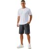 imageTACVASEN Mens Running Athletic Shorts 9quot Quick Dry Workout Gym Shorts Lightweight Summer Shorts 3 Zipper PocketsB Gy