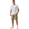 imageTACVASEN Mens Running Athletic Shorts 9quot Quick Dry Workout Gym Shorts Lightweight Summer Shorts 3 Zipper PocketsB Khaki