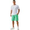 imageTACVASEN Mens Running Athletic Shorts 9quot Quick Dry Workout Gym Shorts Lightweight Summer Shorts 3 Zipper PocketsB Mint Green