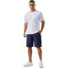 imageTACVASEN Mens Running Athletic Shorts 9quot Quick Dry Workout Gym Shorts Lightweight Summer Shorts 3 Zipper PocketsB Navy