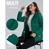 imageTACVASEN Womens Lightweight Puffer Jacket with Hood Pockets Quilted Padded Fullzip Winter CoatEmerald Green