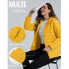 imageTACVASEN Womens Lightweight Puffer Jacket with Hood Pockets Quilted Padded Fullzip Winter CoatGinger