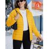 imageTACVASEN Womens Lightweight Puffer Jacket with Hood Pockets Quilted Padded Fullzip Winter CoatGinger
