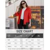 imageTACVASEN Womens Lightweight Puffer Jacket with Hood Pockets Quilted Padded Fullzip Winter CoatTomato Red