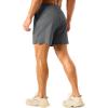 imageTACVASEN Mens 2 in 1 Running Shorts with Liner Quick Dry 5quot Workout Gym Athletic Training Waterproof Short with PocketsMediumgrey