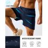 imageTACVASEN Mens 2 in 1 Running Shorts with Liner Quick Dry 5quot Workout Gym Athletic Training Waterproof Short with PocketsNavy