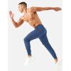 imageTACVASEN Mens Lightweight Athletic Joggers with Zipper Pockets Quick Dry Track Pants for Men Gym Sweatpants Workout GolfBlue Grey