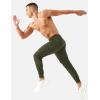imageTACVASEN Mens Lightweight Athletic Joggers with Zipper Pockets Quick Dry Track Pants for Men Gym Sweatpants Workout GolfGreen