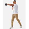 imageTACVASEN Mens Lightweight Athletic Joggers with Zipper Pockets Quick Dry Track Pants for Men Gym Sweatpants Workout GolfKhaki