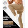 imageTACVASEN Mens Lightweight Athletic Joggers with Zipper Pockets Quick Dry Track Pants for Men Gym Sweatpants Workout GolfKhaki