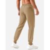 imageTACVASEN Mens Lightweight Athletic Joggers with Zipper Pockets Quick Dry Track Pants for Men Gym Sweatpants Workout GolfKhaki