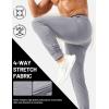 imageTACVASEN Mens Lightweight Athletic Joggers with Zipper Pockets Quick Dry Track Pants for Men Gym Sweatpants Workout GolfLight Grey