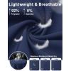 imageTACVASEN Mens Lightweight Athletic Joggers with Zipper Pockets Quick Dry Track Pants for Men Gym Sweatpants Workout GolfNavy Blue
