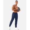 imageTACVASEN Mens Lightweight Athletic Joggers with Zipper Pockets Quick Dry Track Pants for Men Gym Sweatpants Workout GolfNavy Blue