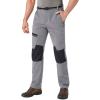 imageTACVASEN Mens Water Resistant Hiking Pants All Seasons Quick Dry Working Cargo PantsGrey