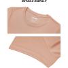 imageTACVASEN Short Sleeve Shirts for Women Athletic Workout Tops UPF 50 Sun Protection Quick Dry Running TShirtsApricot