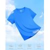 imageTACVASEN Short Sleeve Shirts for Women Athletic Workout Tops UPF 50 Sun Protection Quick Dry Running TShirtsAzure