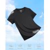 imageTACVASEN Short Sleeve Shirts for Women Athletic Workout Tops UPF 50 Sun Protection Quick Dry Running TShirtsBlack
