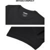 imageTACVASEN Short Sleeve Shirts for Women Athletic Workout Tops UPF 50 Sun Protection Quick Dry Running TShirtsBlack