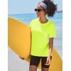 imageTACVASEN Short Sleeve Shirts for Women Athletic Workout Tops UPF 50 Sun Protection Quick Dry Running TShirtsFgreen