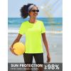 imageTACVASEN Short Sleeve Shirts for Women Athletic Workout Tops UPF 50 Sun Protection Quick Dry Running TShirtsFgreen