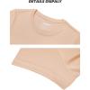 imageTACVASEN Short Sleeve Shirts for Women Athletic Workout Tops UPF 50 Sun Protection Quick Dry Running TShirtsLight Apricot