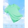 imageTACVASEN Short Sleeve Shirts for Women Athletic Workout Tops UPF 50 Sun Protection Quick Dry Running TShirtsMint Green
