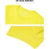 imageTACVASEN Short Sleeve Shirts for Women Athletic Workout Tops UPF 50 Sun Protection Quick Dry Running TShirtsYellow