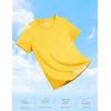 imageTACVASEN Short Sleeve Shirts for Women Athletic Workout Tops UPF 50 Sun Protection Quick Dry Running TShirtsYellow