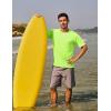 imageTACVASEN Swim Shirts for Men Rash Guard SPF Short Sleeve Sun TShirt UPF 50 Quick Dry Lightweight Fishing Water Shirt03flgreen