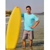 imageTACVASEN Swim Shirts for Men Rash Guard SPF Short Sleeve Sun TShirt UPF 50 Quick Dry Lightweight Fishing Water Shirt05lake Blue