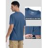 imageTACVASEN Swim Shirts for Men Rash Guard SPF Short Sleeve Sun TShirt UPF 50 Quick Dry Lightweight Fishing Water Shirt10blue Grey